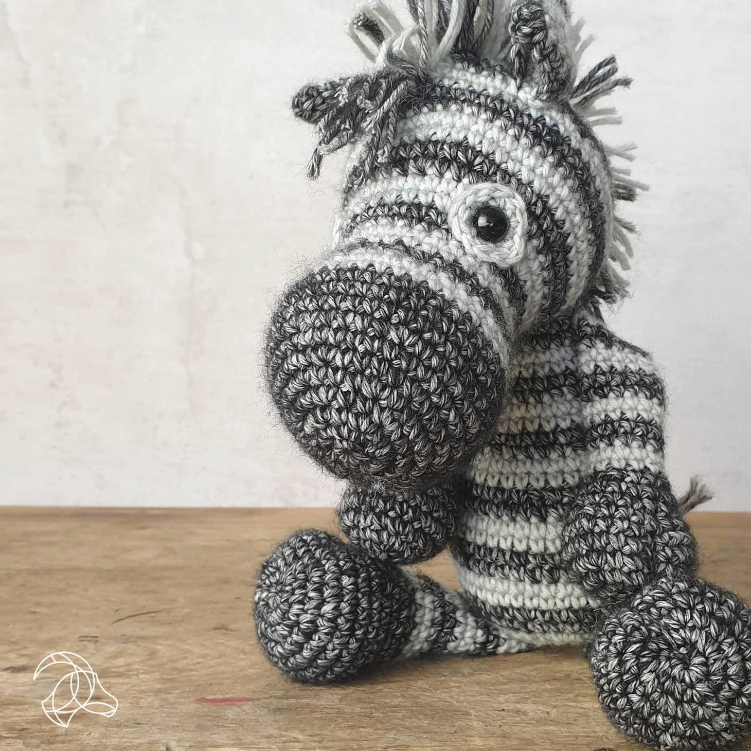 Dirk the Zebra Crochet Kit - Hardicraft