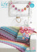 Stylecraft 9091 Crochet Blanket, Cushion Cover & Bunting