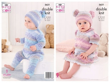 King Cole 5631 Baby Set in Beaches DK
