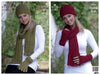 King Cole 3274 Womens Hat, Scarves and Gloves in Baby Alpaca DK