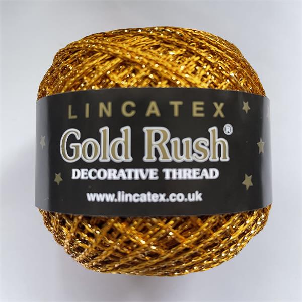 Lincatex Gold Rush Goldfingering Lurex yarn
