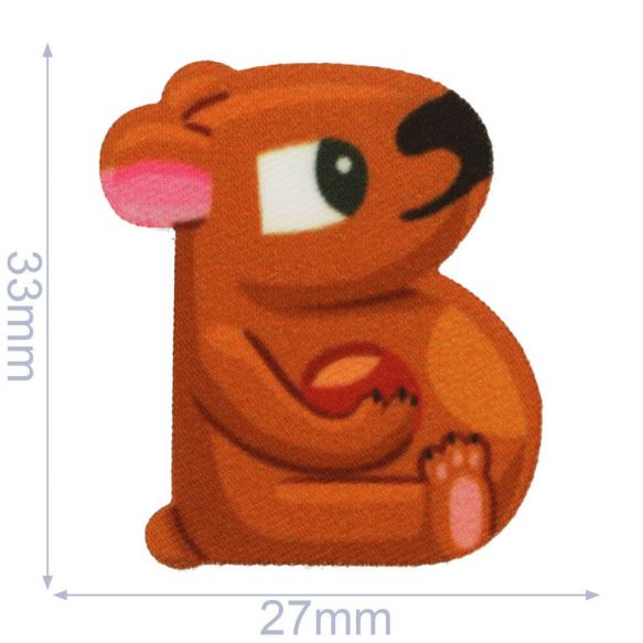 HKM iron-on patches - Letters & Numbers - please select