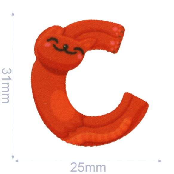 HKM iron-on patches - Letters & Numbers - please select