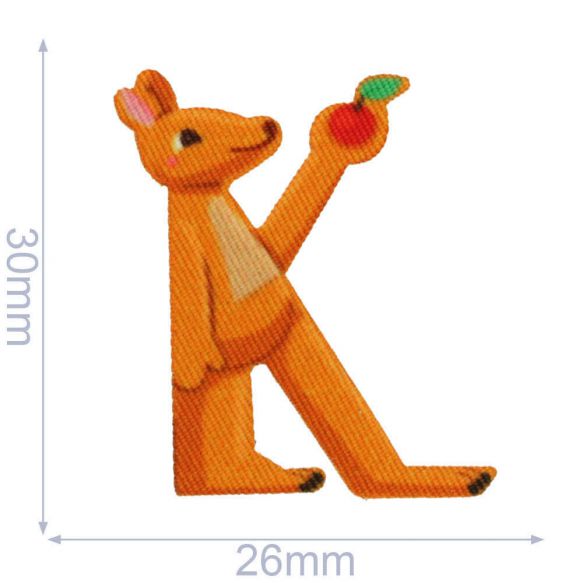 HKM iron-on patches - Letters & Numbers - please select