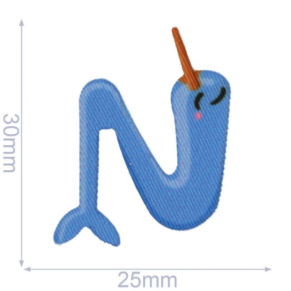 HKM iron-on patches - Letters & Numbers - please select