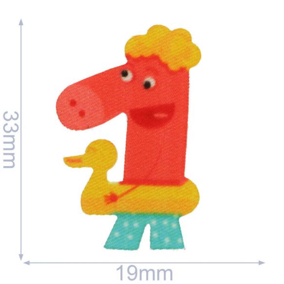 HKM iron-on patches - Letters & Numbers - please select