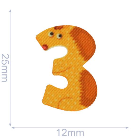 HKM iron-on patches - Letters & Numbers - please select