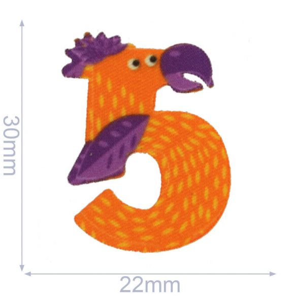 HKM iron-on patches - Letters & Numbers - please select