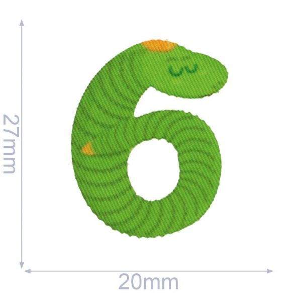 HKM iron-on patches - Letters & Numbers - please select