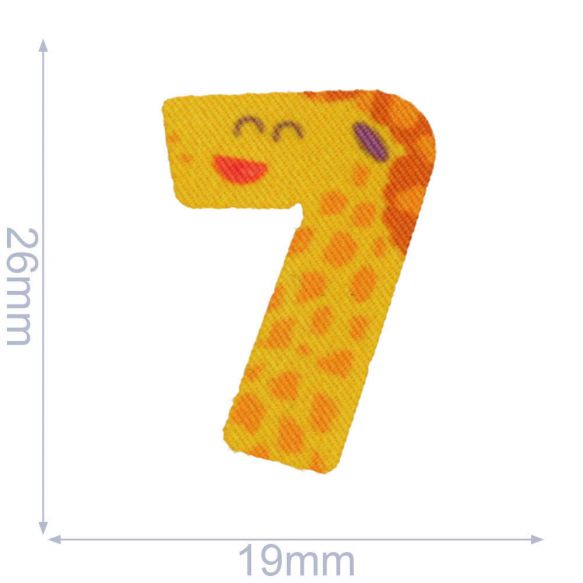 HKM iron-on patches - Letters & Numbers - please select