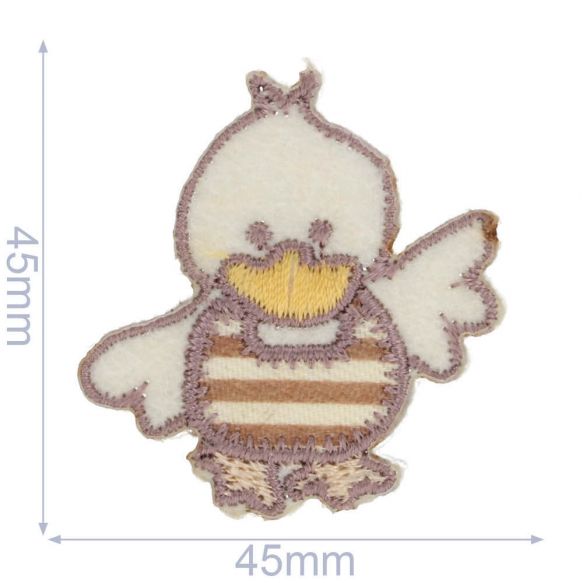 HKM iron-on Patches - Chick Striped