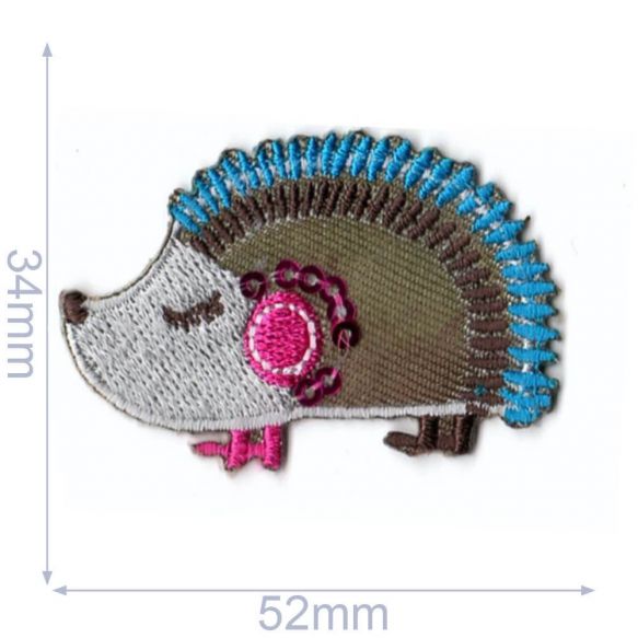 HKM iron-on Patch - Hedgehog