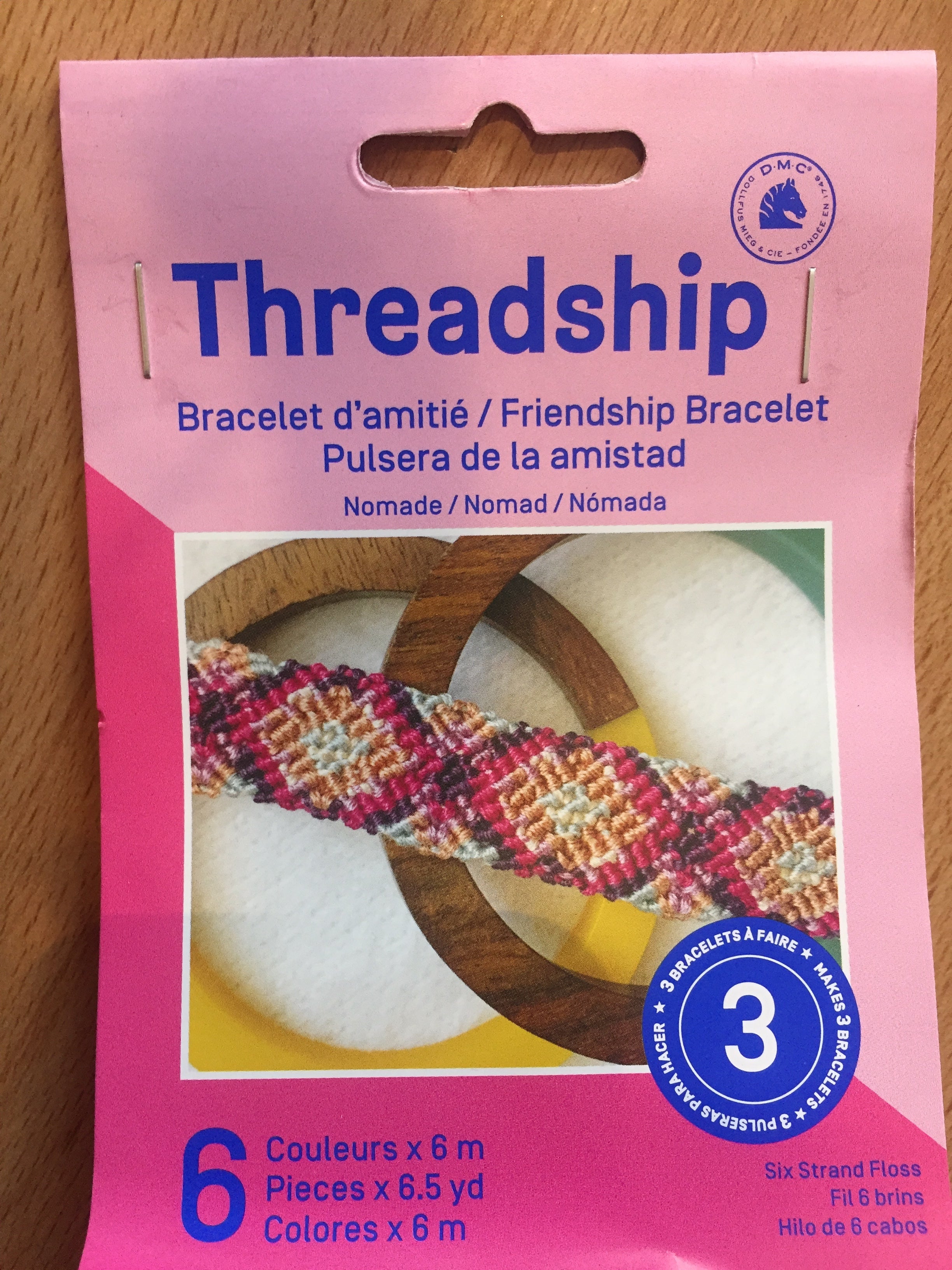 DMC Threadship Friendship bracelet kit
