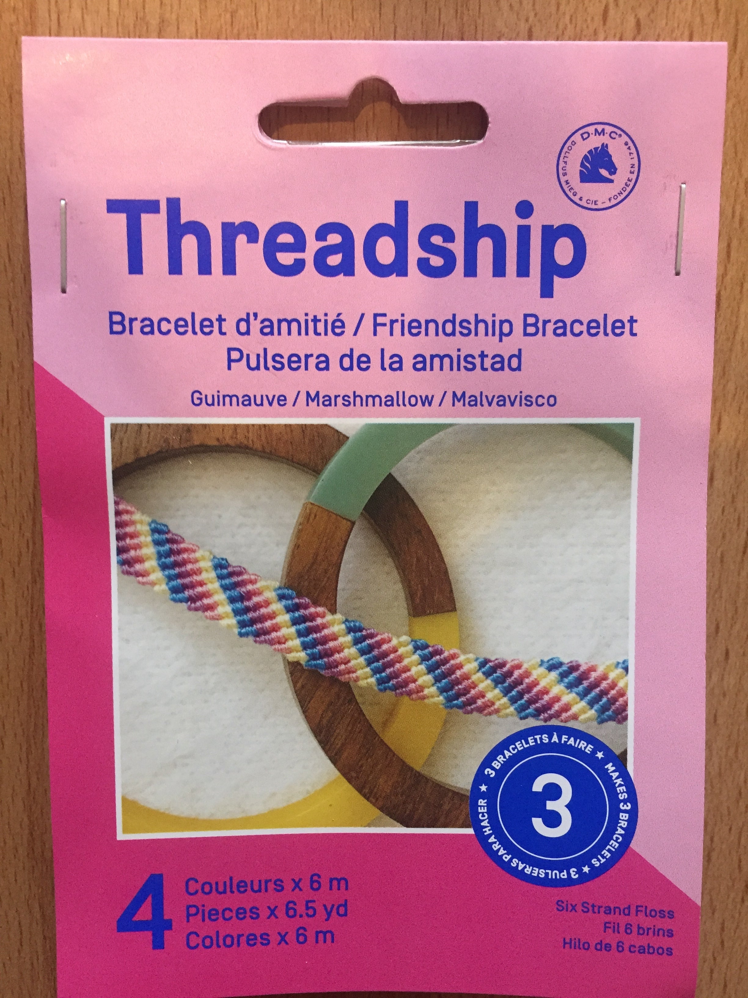 DMC Threadship Friendship bracelet kit
