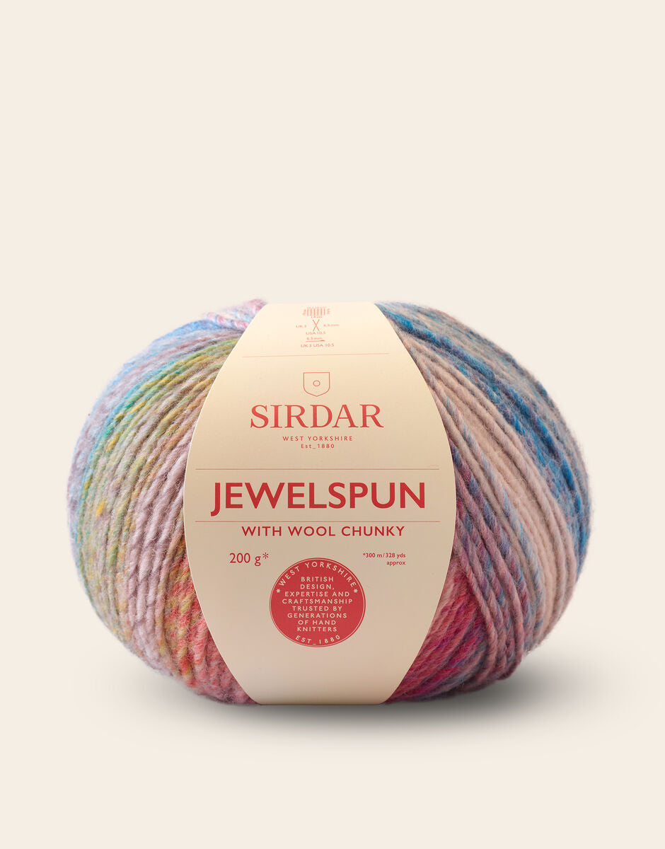 Sirdar Jewelspun Chunky with Wool 200g - Pearl 203