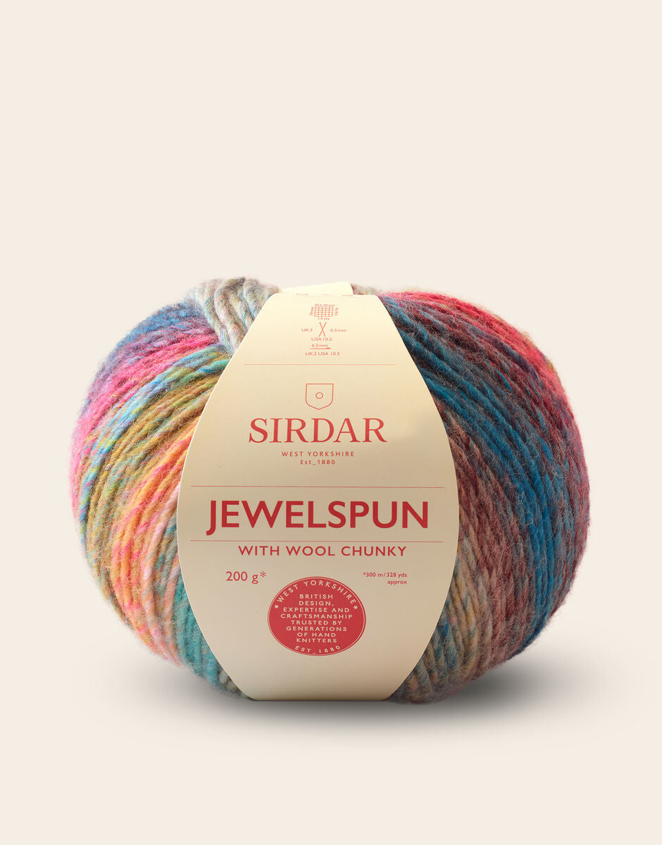 Sirdar Jewelspun Chunky with Wool 200g - Precious 204