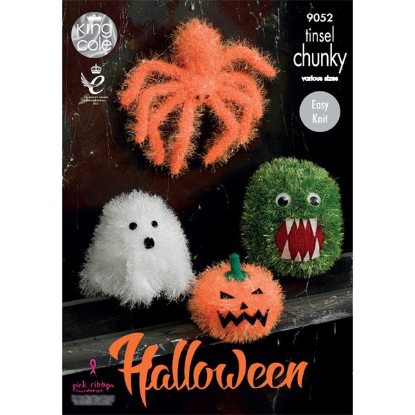 King Cole 9052 Halloween Monsters in Tinsel and DK