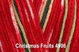 King Cole Footsie 4 Ply - Christmas Fruits 4906