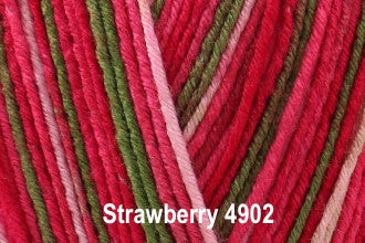 King Cole Footsie 4 Ply - Strawberry 4902