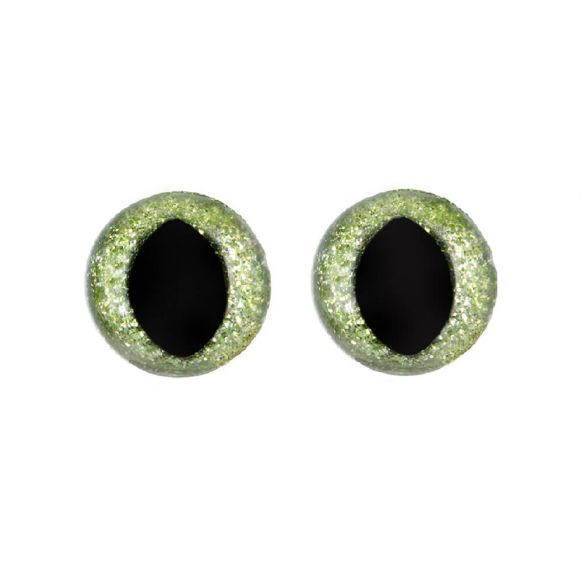 Opry Glitter Cats Eyes - 12mm - Green