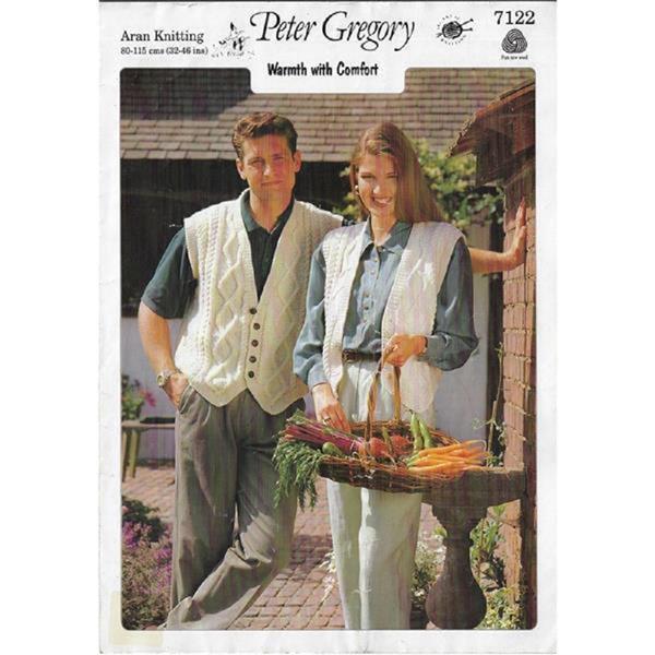 Peter Gregory Pattern 7122 His & Hers Waistcoats