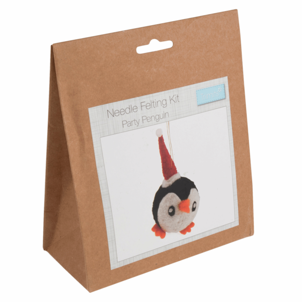 Trimits Needle Felting Kit: Party Penguin