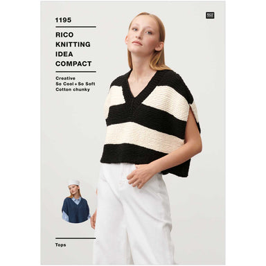Rico Pattern 1195 Sleeveless Tops in So Cool + So Soft Chunky Cotton