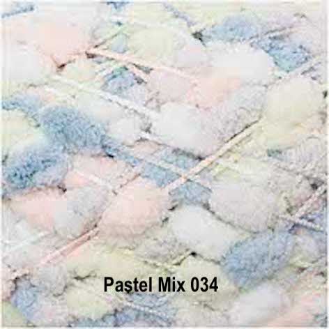 Rico Creative Pompon Print - Pastel Mix 034