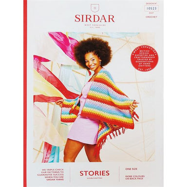 Sirdar Pattern 10523 Crochet Wrap in Double Knitting
