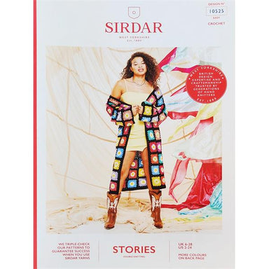Sirdar Pattern 10525 Crochet Cardigan in Double Knitting