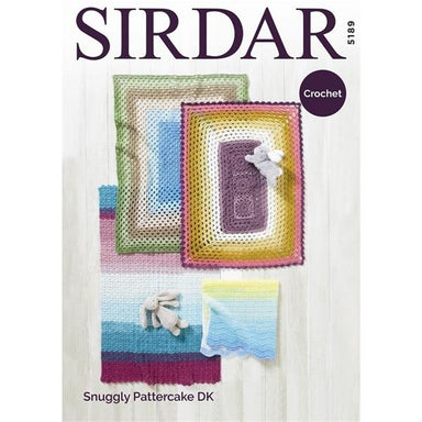 Sirdar 5189 crochet Blankets in Snuggly Pattercake DK