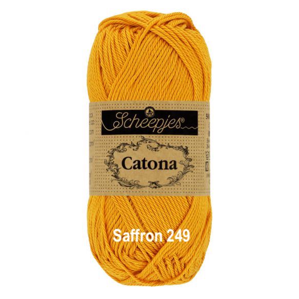 Scheepjes Catona 4 Ply Cotton - 25g - Saffron 249