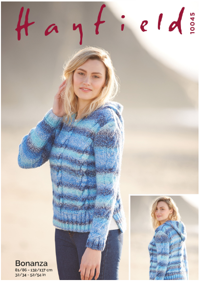 Hayfield Pattern 10045 Sweater in Hayfield Bonanza