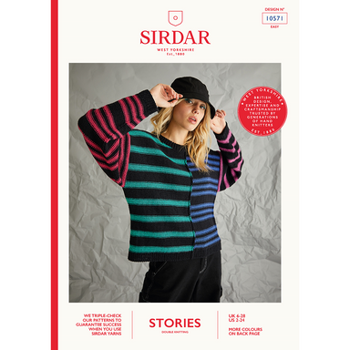 Sirdar Pattern 10571 Bright Lights Sweater in DK