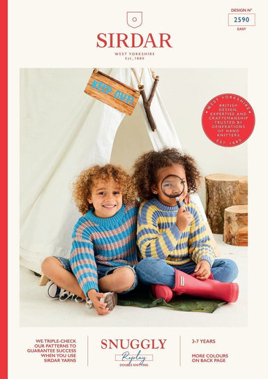 Sirdar Pattern 2590 Look Out Hooped Sweater