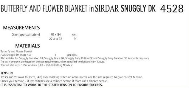 Sirdar Pattern 4528 Baby Blankets in Snuggly DK