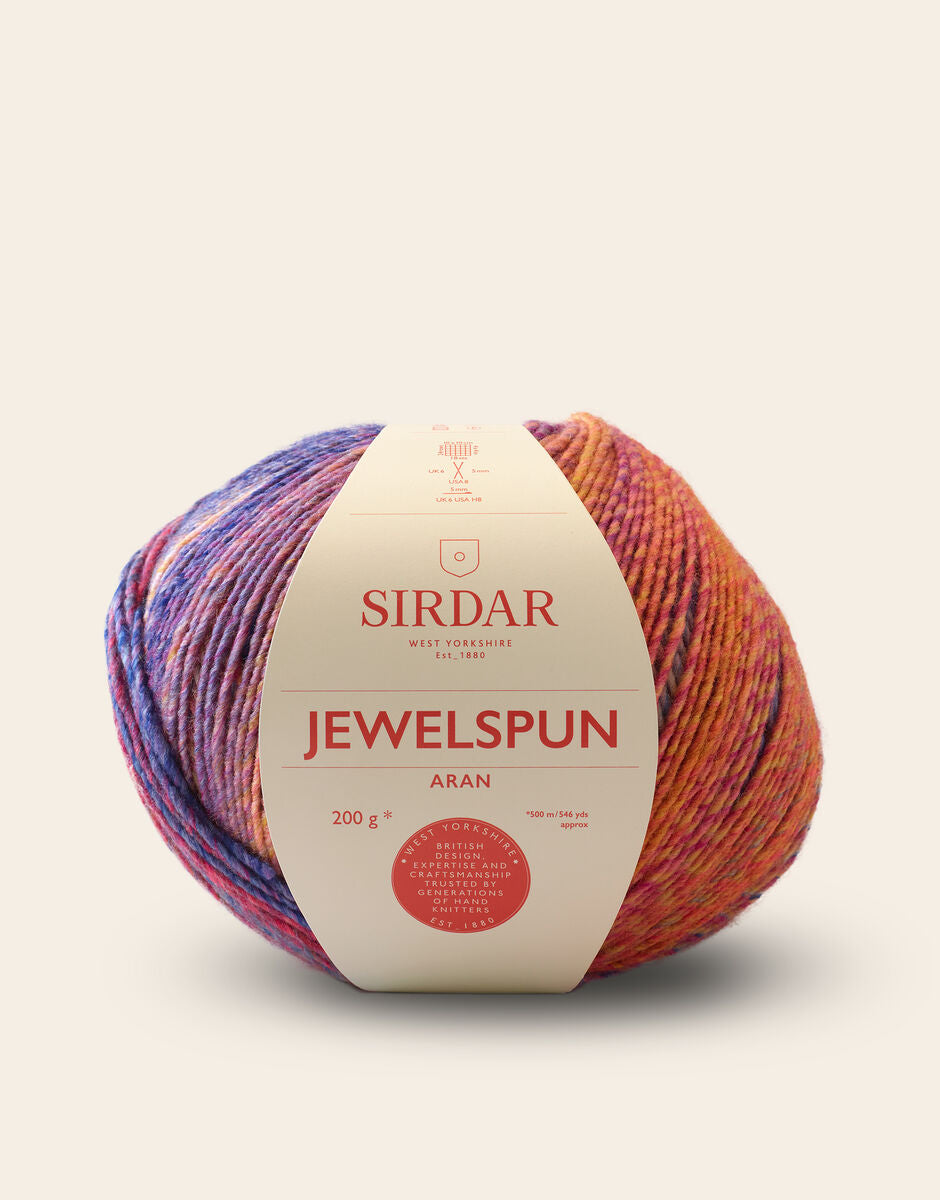 Sirdar Jewelspun Aran 200g - Tourmaline Dream 850