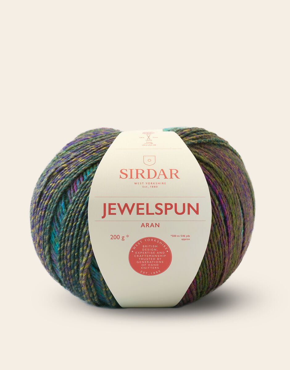 Sirdar Jewelspun Aran 200g - Evening Jade 852