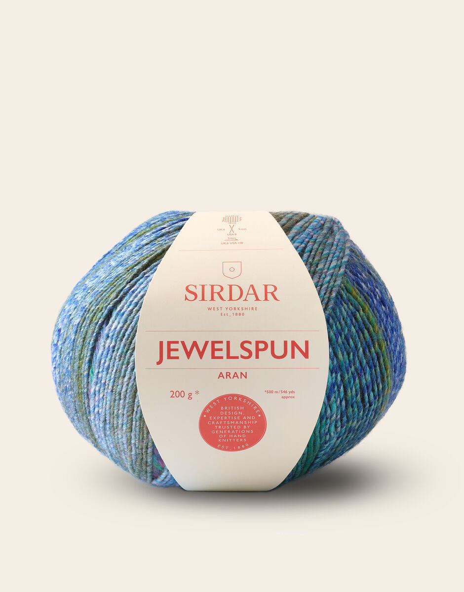 Sirdar Jewelspun Aran 200g - Midnight Sapphire 853