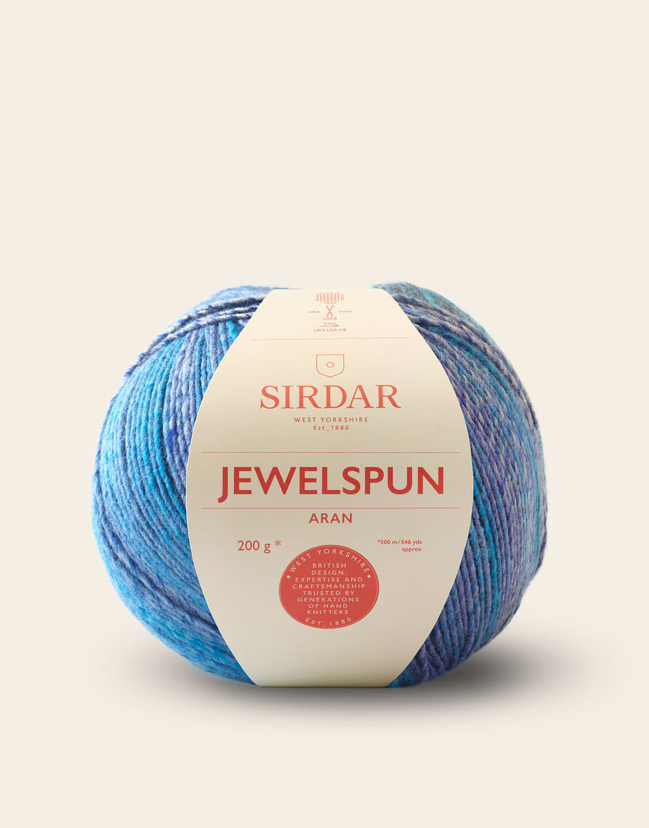 Sirdar Jewelspun Aran 200g - Turquoise Sky 854