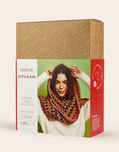 Sirdar "Kith & Kin" Oversize Cowl Crochet Kit