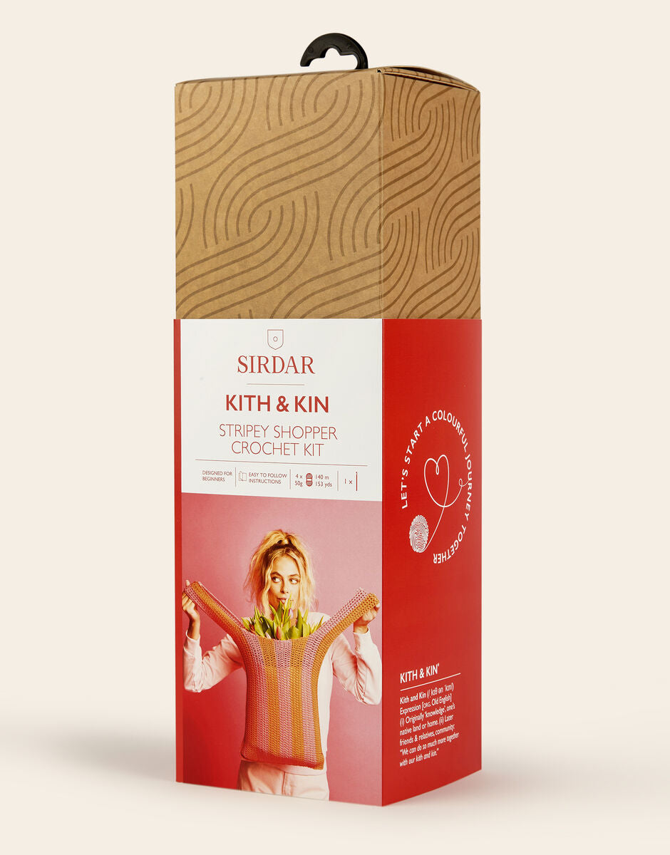 Sirdar "Kith & Kin" Stripey Shopper Crochet Kit