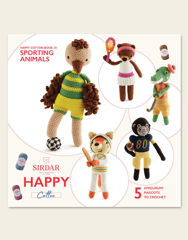 Sirdar Happy Cotton - Sporting Animals Book 18
