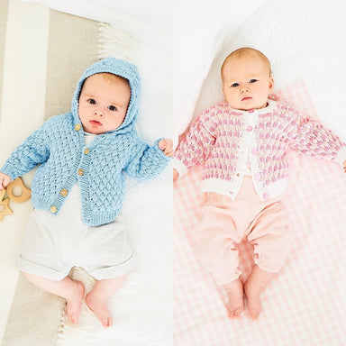 Stylecraft Pattern 9830 Babies Jackets in Naturals Bamboo and Cotton