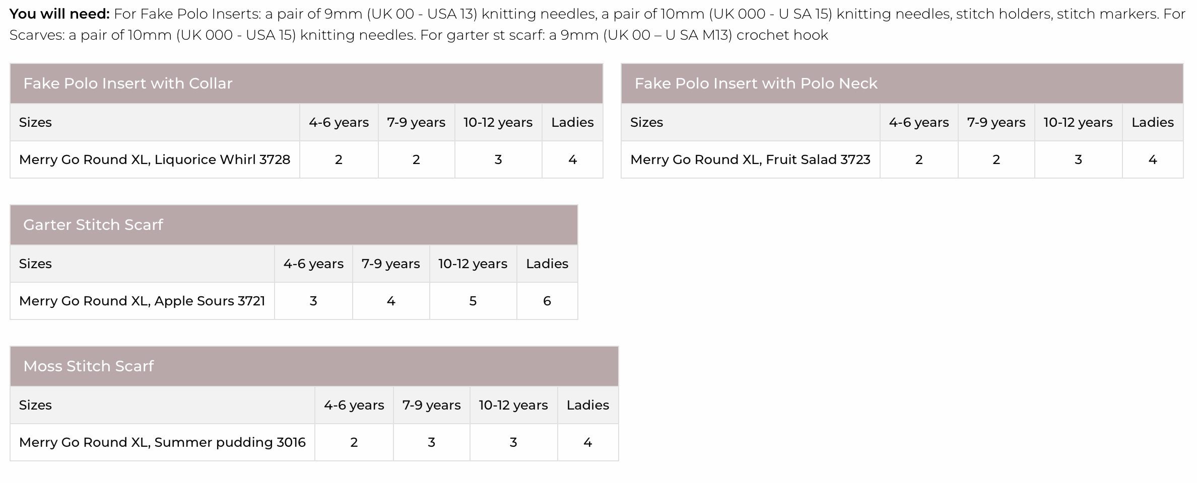 Stylecraft Pattern 9961 Ladies Accessories in Merry Go Round XL (Super Chunky)