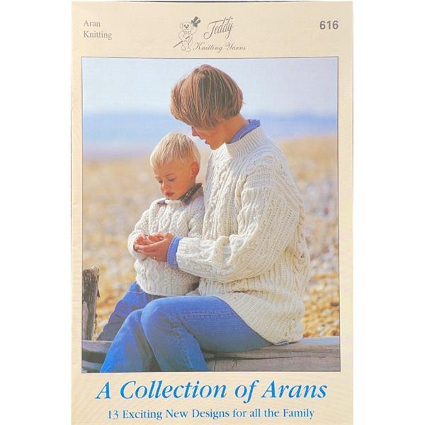 Peter Gregory Pattern Booklet 616 A Collection of Arans, 13 Designs