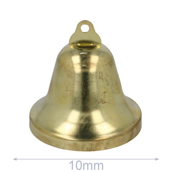 Bell-shaped Bells - Gold - 10mm