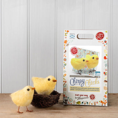 Chirpy Chicks Needle Felting Craft Kit - The Crafty Kit Company