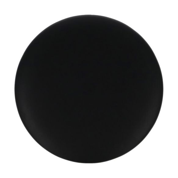 Flat Black Button - 12.5mm