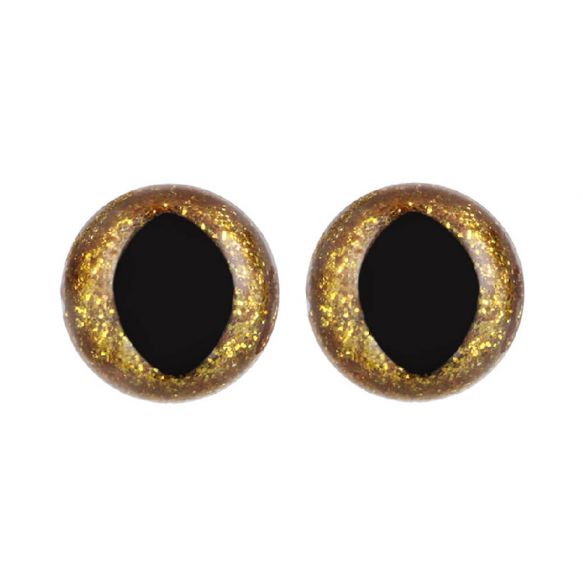 Opry Glitter Cat Eyes Two-Toned 15MM